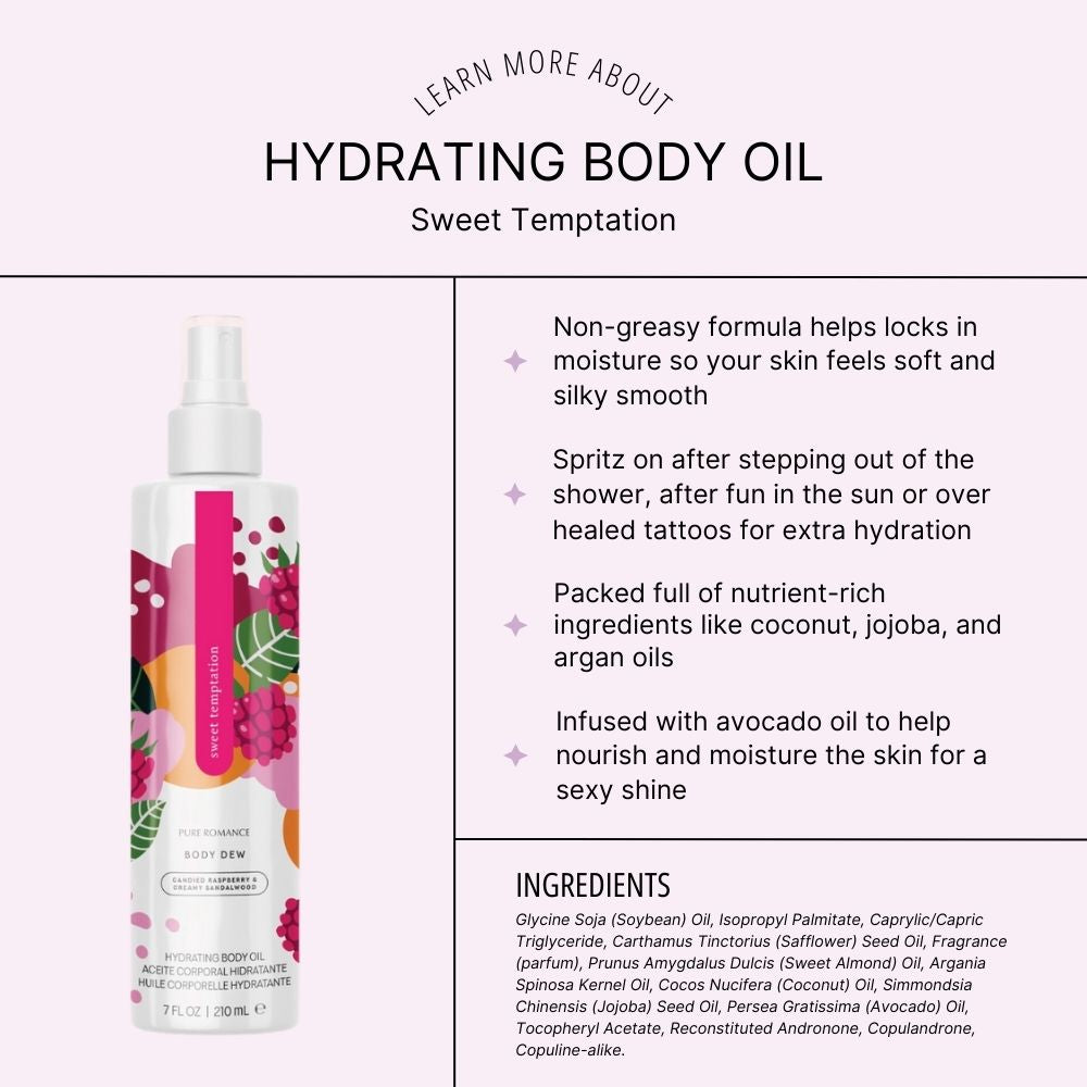 Hydrating Body Oil - Sweet Temptation (Slacker Silk)