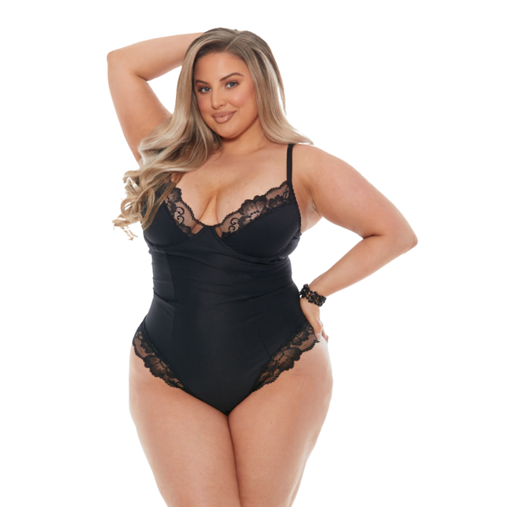 Sculpting Bodysuit w/ Lace WAS $79