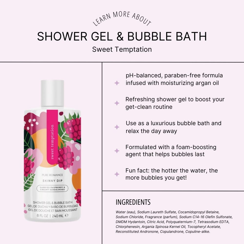 Shower Gel & Bubble Bath - Sweet Temptation