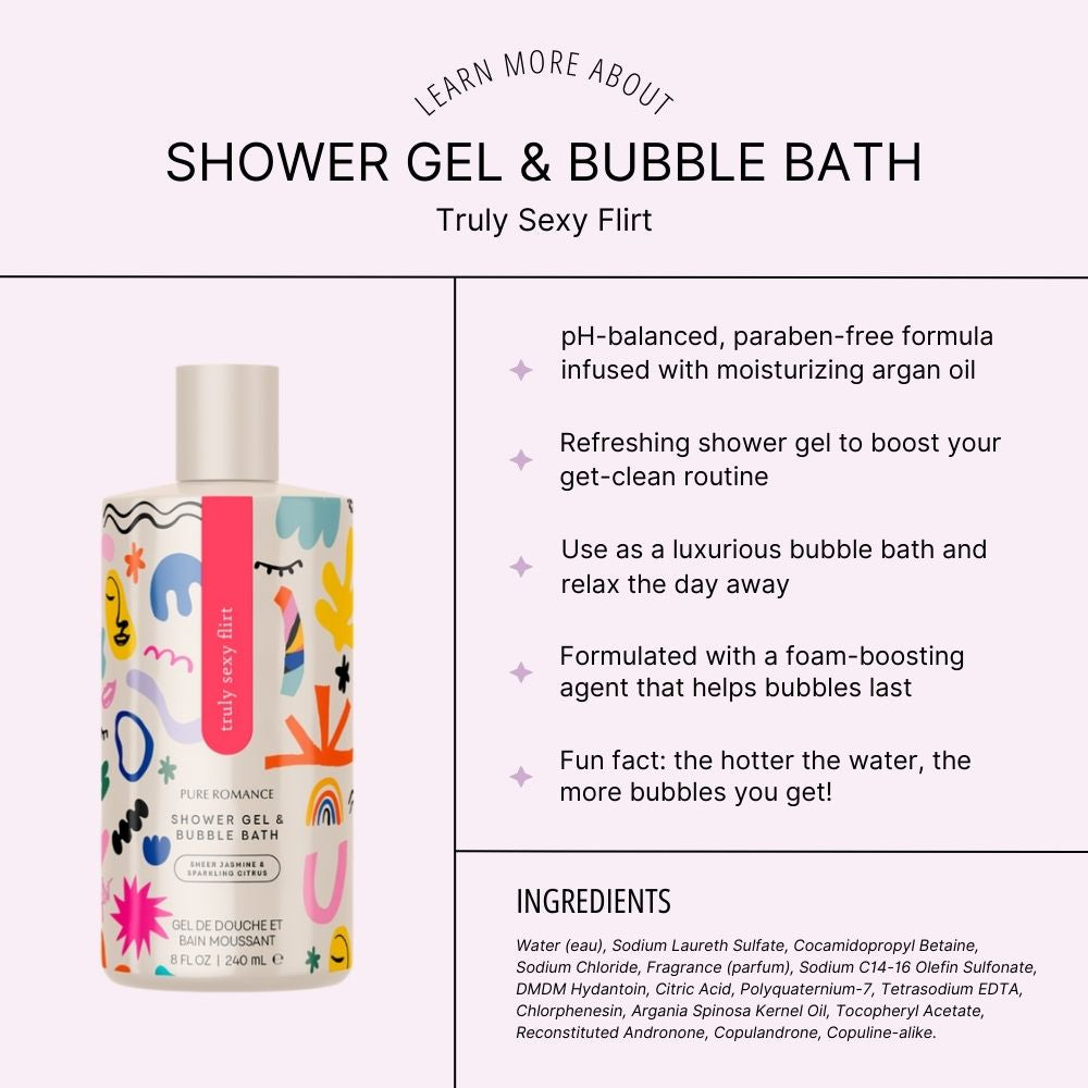 Shower Gel & Bubble Bath - Truly Sexy Flirt