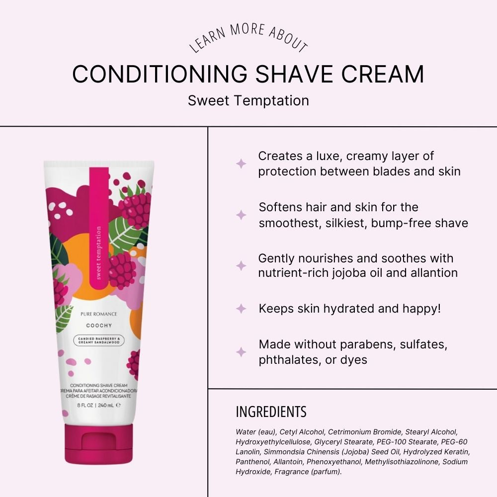 Coochy Conditioning Shave Cream - Sweet Temptation