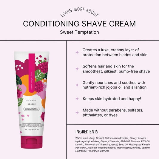 Coochy Conditioning Shave Cream - Sweet Temptation