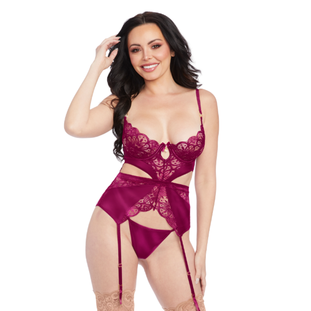 Lotus Cutout Bustier Set WAS $49