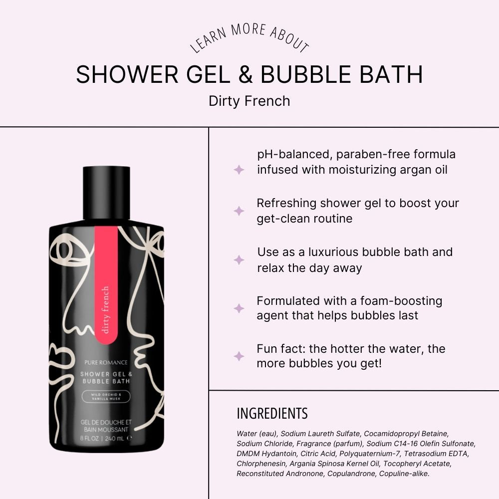 Shower Gel & Bubble Bath - Dirty French
